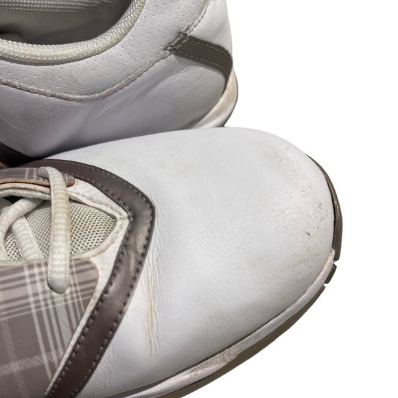 Nike Air Embellish White Golf Shoes gray white Oxford Women's size 7 - Picture 7 of 11